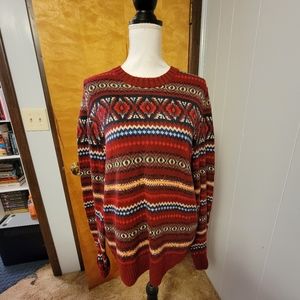 Abercrombie & Fitch multi colored sweater size Large